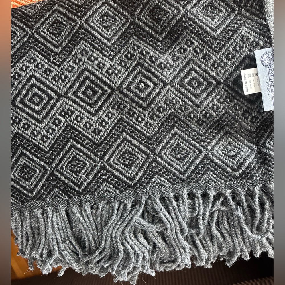 Authentic Alpaca Blanket – Made in Peru 🇵🇪